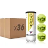 Tecnifibre CLUB : CARTON DE 36 TUBES DE 3 BALLES DE TENNIS
