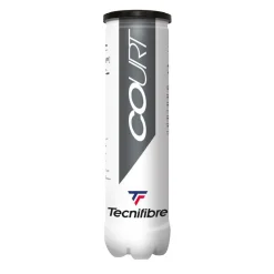 Tecnifibre COURT : CARTON DE 36 TUBES DE 4 BALLES DE TENNIS