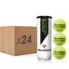 Tecnifibre PADEL TEAM : CARTON DE 24 TUBES DE 3 BALLES DE PADEL