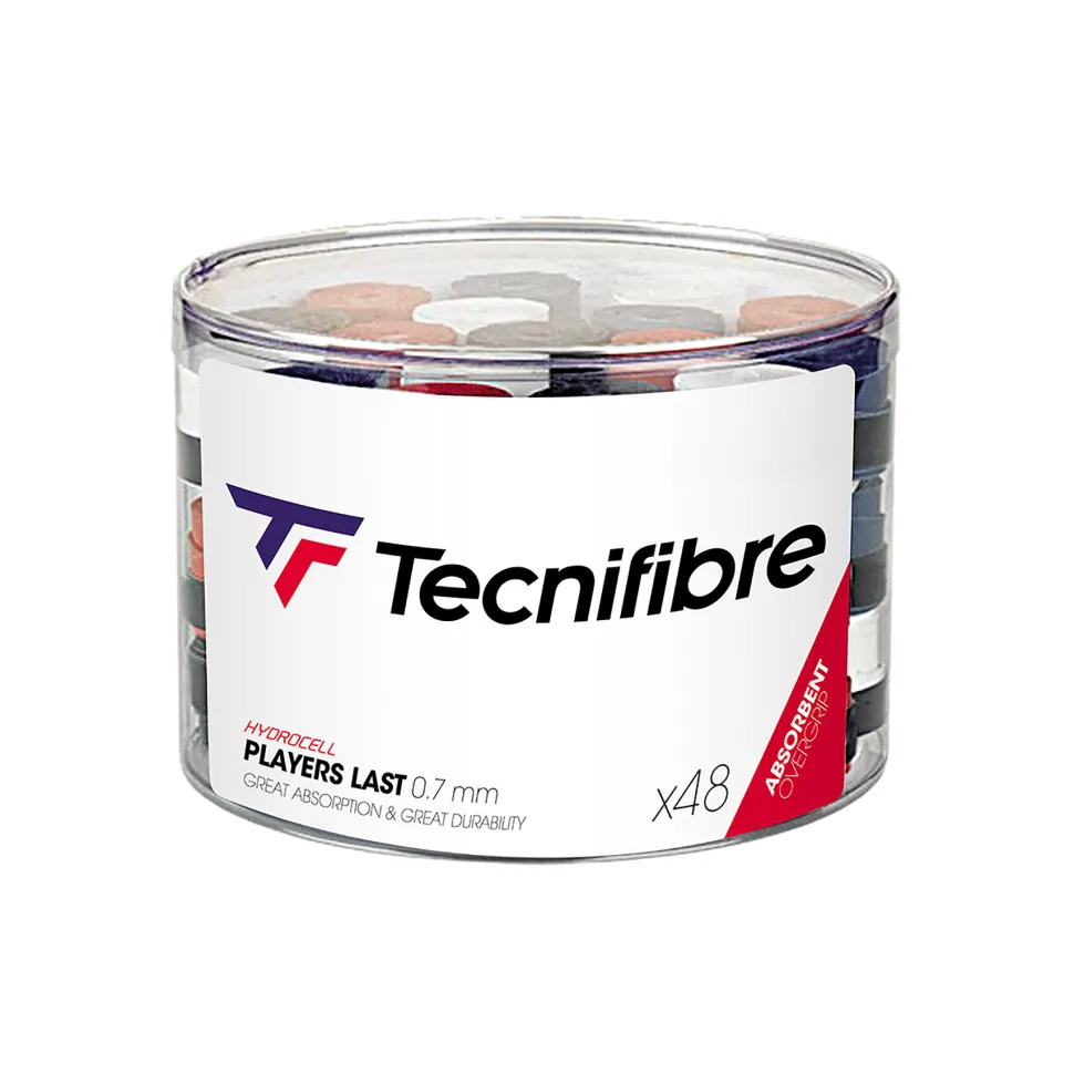 Tecnifibre PLAYERS LAST (boîte de 48 surgrips)