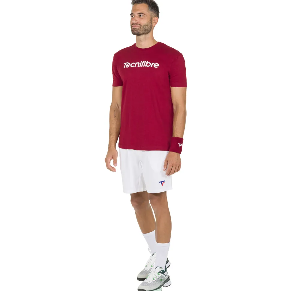 Homme Tecnifibre TEAM COTTON TEE CARDINAL