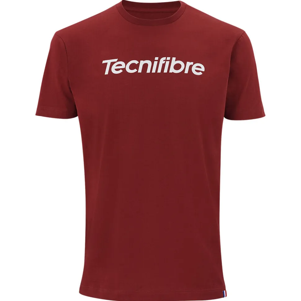 Homme Tecnifibre TEAM COTTON TEE CARDINAL