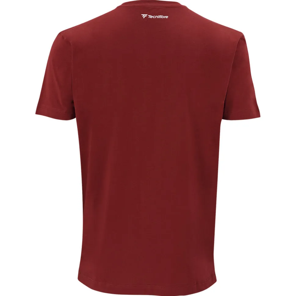 Homme Tecnifibre TEAM COTTON TEE CARDINAL