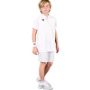 Tecnifibre TEAM POLO WHITE JUNIOR