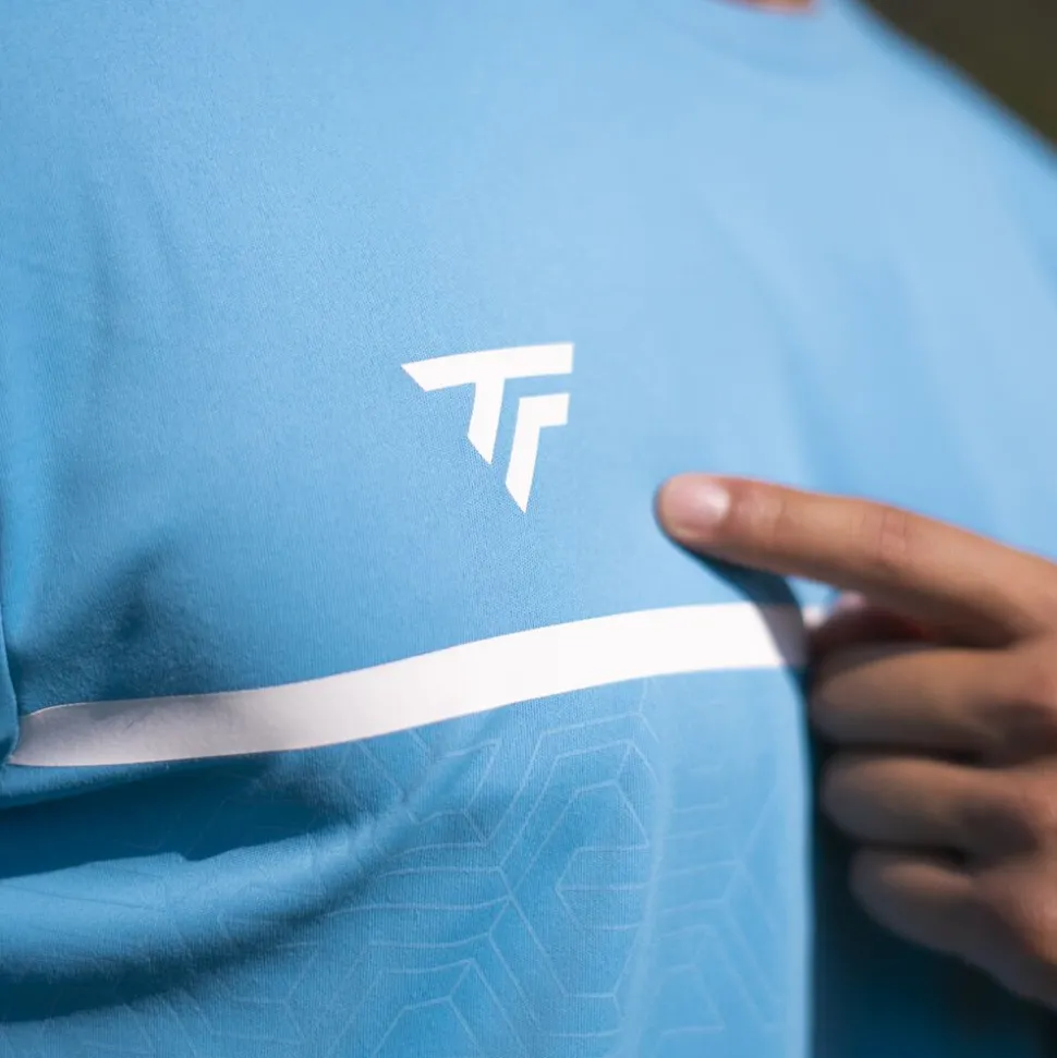 Homme Tecnifibre TEAM TECH TEE AZUR