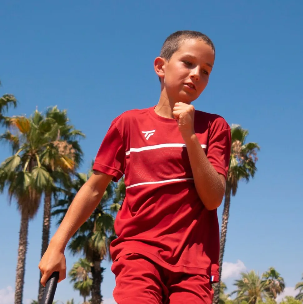 Tecnifibre TEAM TECH TEE CARDINAL JUNIOR