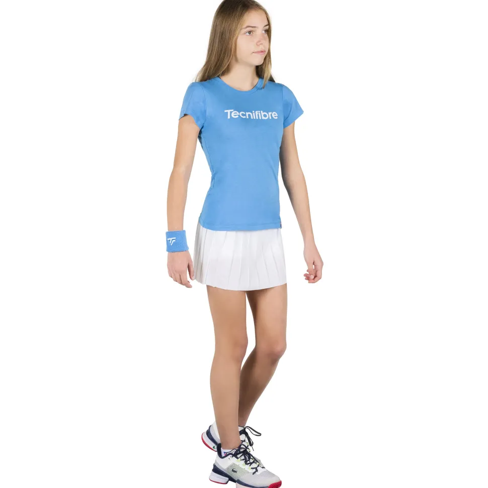 Tecnifibre W. TEAM COTTON TEE AZUR JUNIOR