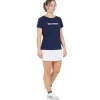 Femme Tecnifibre W. TEAM COTTON TEE MARINE