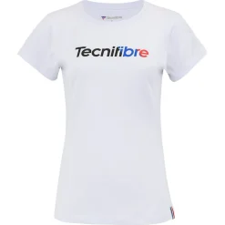 Femme Tecnifibre W. TEAM COTTON TEE WHITE