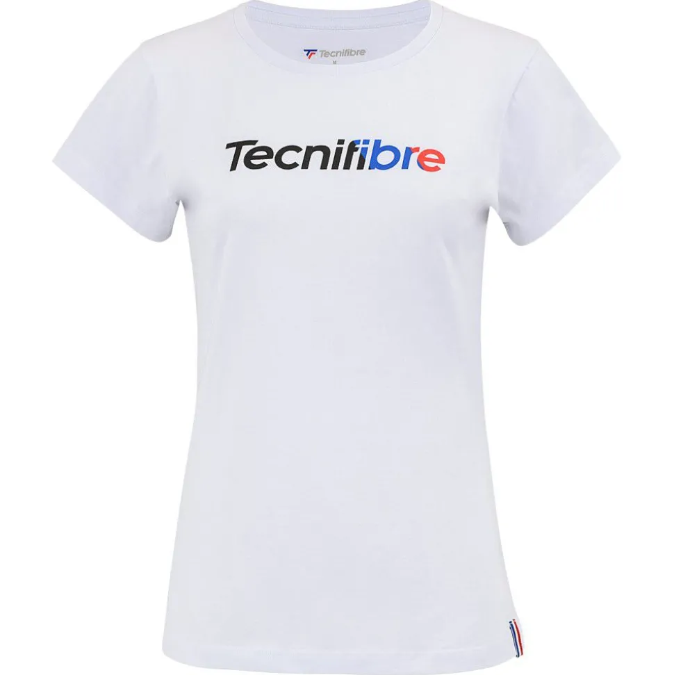 Tecnifibre W. TEAM COTTON TEE WHITE JUNIOR