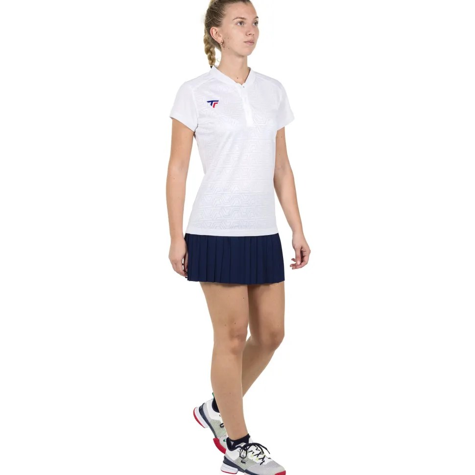 Femme Tecnifibre W. TEAM POLO WHITE