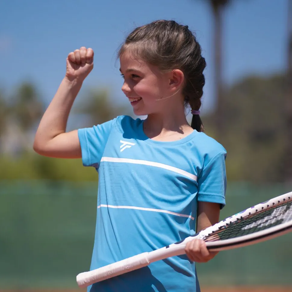 Tecnifibre W. TEAM TECH TEE AZUR JUNIOR
