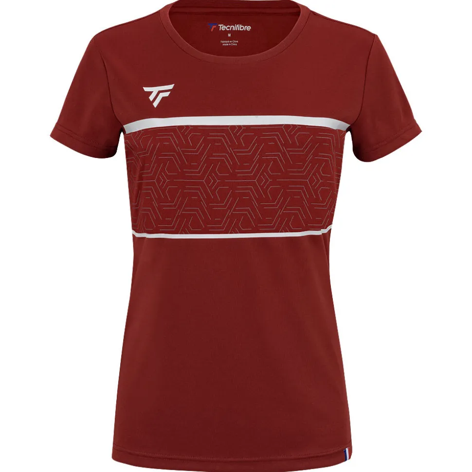 Femme Tecnifibre W. TEAM TECH TEE CARDINAL