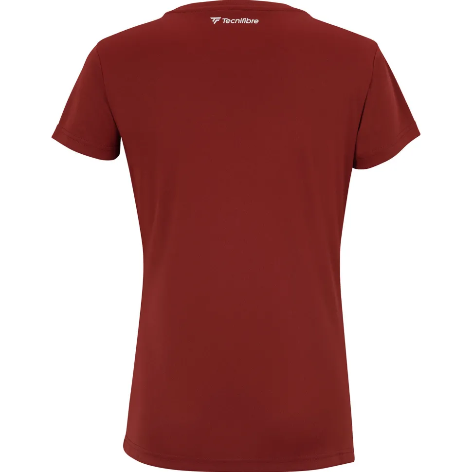 Tecnifibre W. TEAM TECH TEE CARDINAL JUNIOR