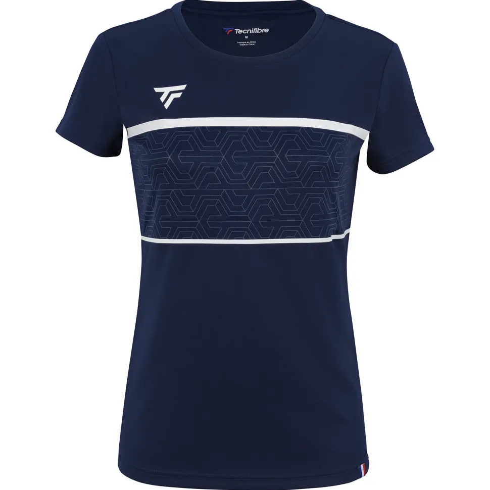 Tecnifibre W. TEAM TECH TEE MARINE JUNIOR