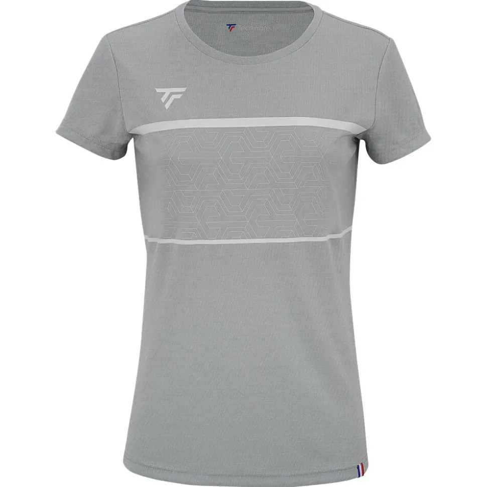 Femme Tecnifibre W. TEAM TECH TEE SILVER