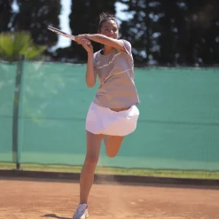 Femme Tecnifibre W. TEAM TECH TEE SILVER
