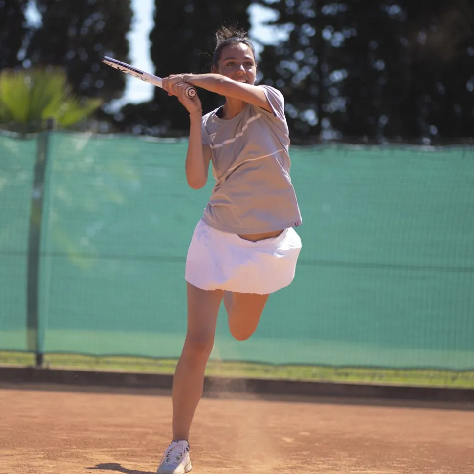 Femme Tecnifibre W. TEAM TECH TEE SILVER