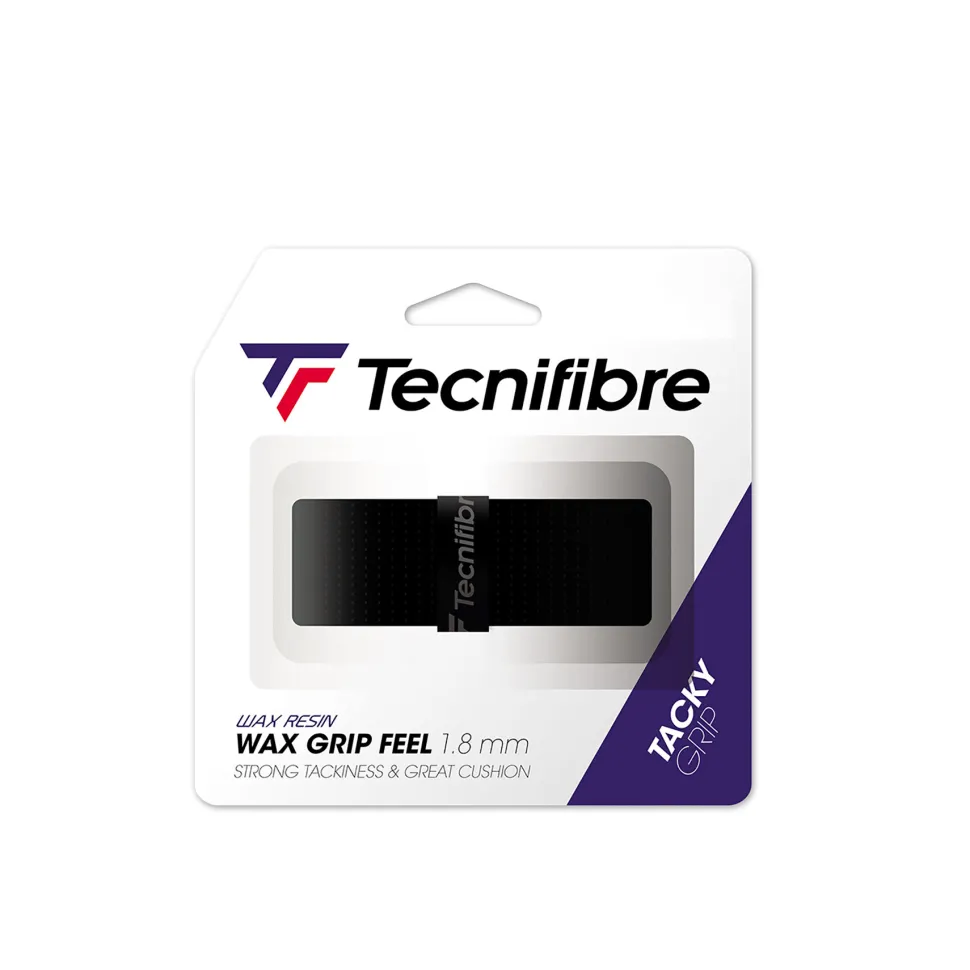 Tecnifibre WAX FEEL GRIP NOIR (boîte de 12 packs d'1 grip)