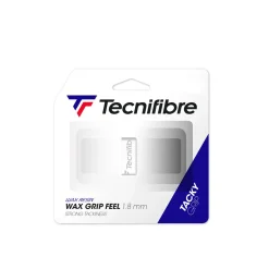 Tecnifibre WAX FEEL GRIP WHITE (boîte de 12 packs d'1 grip)