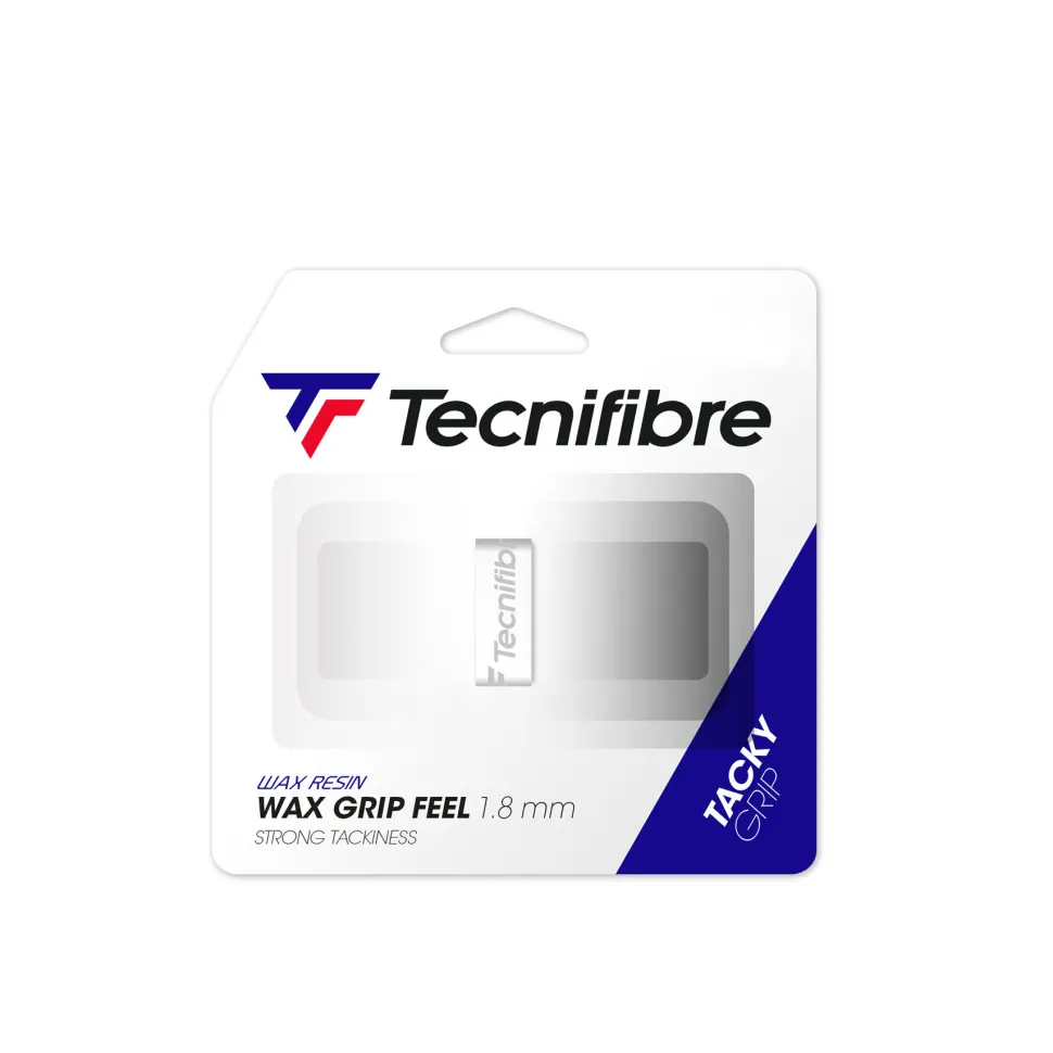 Tecnifibre WAX FEEL GRIP WHITE (boîte de 12 packs d'1 grip)