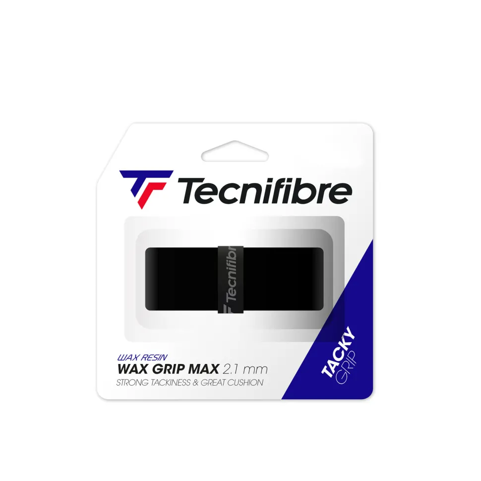 Tecnifibre WAX MAX GRIP NOIR (boîte de 12 packs d'1 grip)