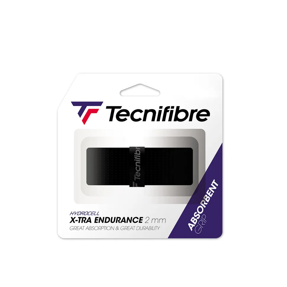 Tecnifibre X-TRA ENDURANCE NOIR (boîte de 12 packs d'1 grip)
