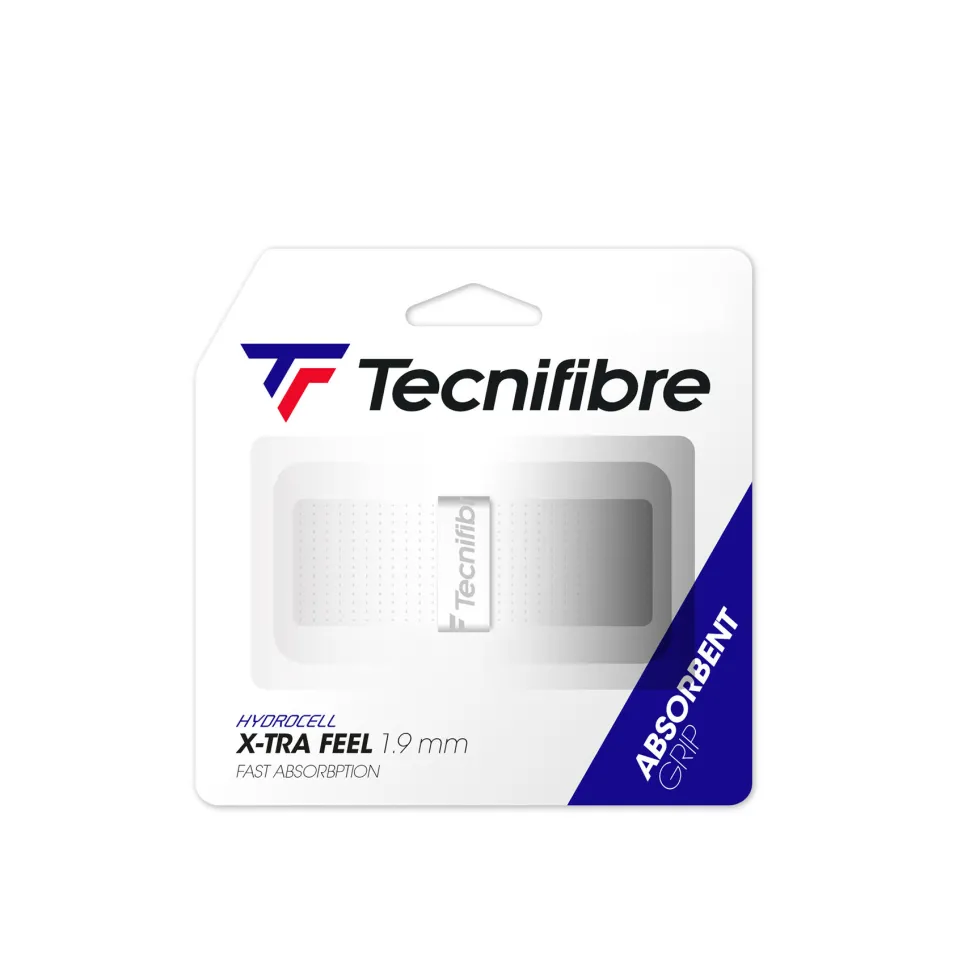 Tecnifibre X-TRA FEEL BLANC (boîte de 12 packs d'1 grip)