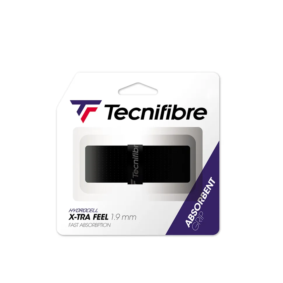 Tecnifibre X-TRA FEEL NOIR (boîte de 12 packs d'1 grip)
